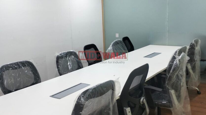 Fully furnished office space available for lease in Mahape, Navi Mumbai.