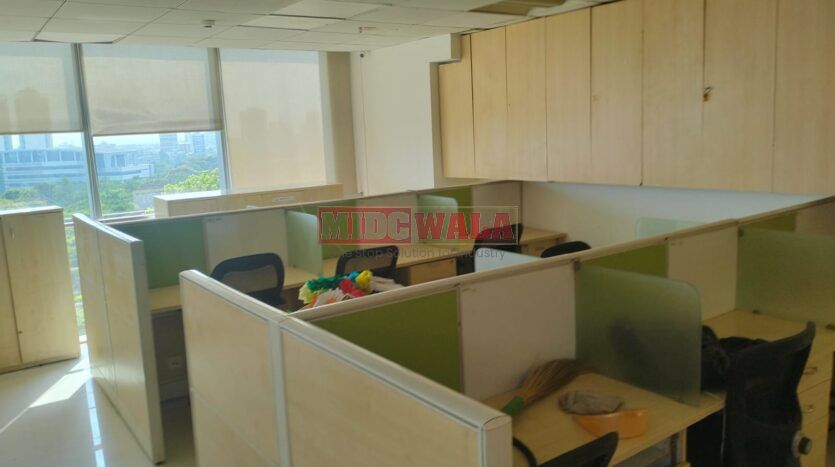 Fully furnished office space available for lease in Mahape, Navi Mumbai.