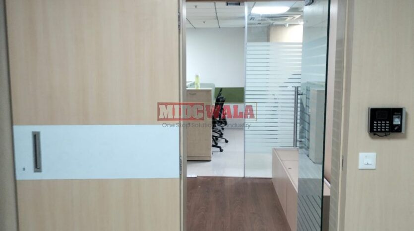 Fully furnished office space available for lease in Mahape, Navi Mumbai.