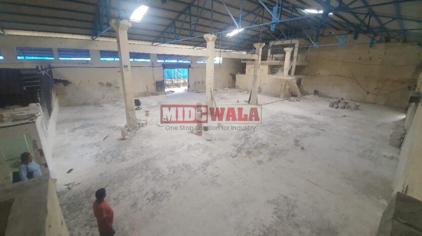 Spacious RCC industrial building available for lease in Taloja MIDC, Navi Mumbai.