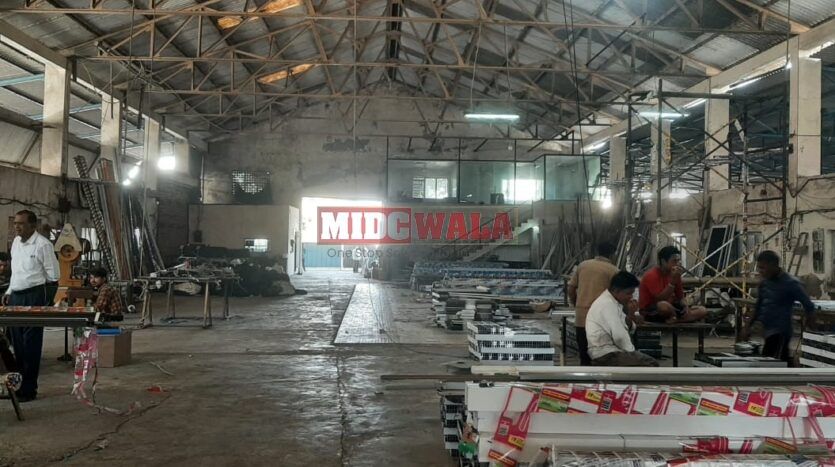 Spacious RCC industrial building available for lease in Taloja MIDC, Navi Mumbai.