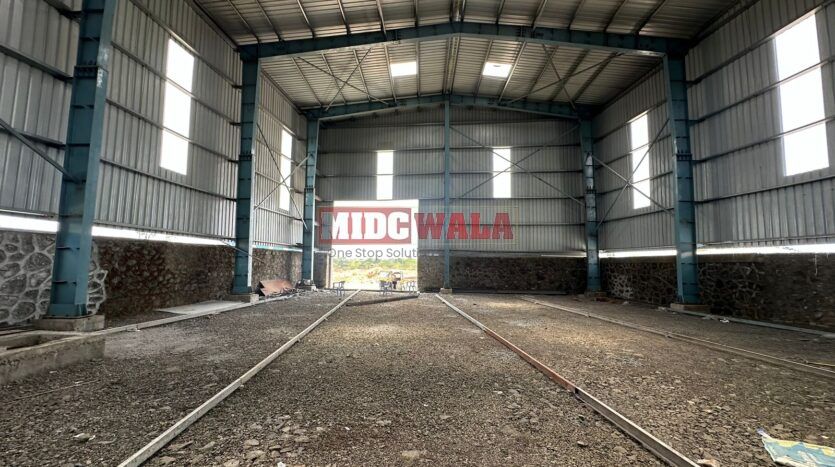 Industrial warehouse space available for rent in Taloja MIDC, Navi Mumbai.