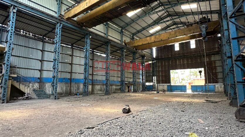 Industrial warehouse space available for rent in Taloja MIDC, Navi Mumbai.