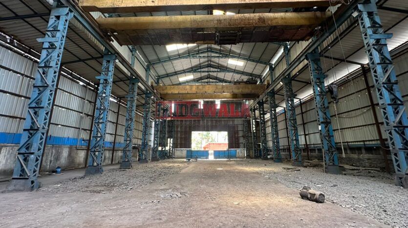 Industrial warehouse space available for rent in Taloja MIDC, Navi Mumbai.