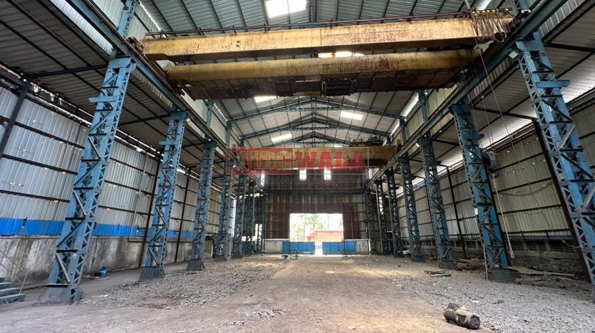 Industrial warehouse space available for rent in Taloja MIDC, Navi Mumbai.