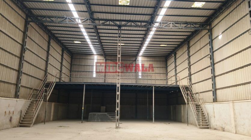 Industrial warehouse building available for lease in Shilphata, Thane.