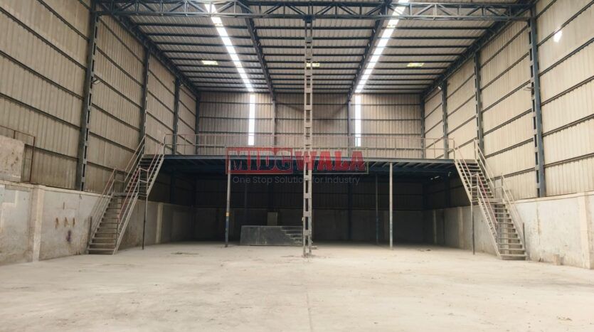 Industrial warehouse building available for lease in Shilphata, Thane.