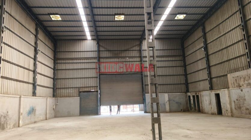 Industrial warehouse building available for lease in Shilphata, Thane.