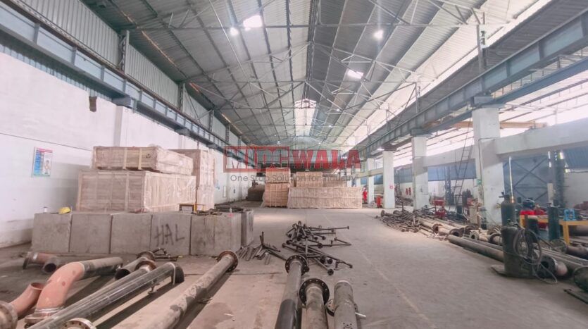 Industrial warehouse space available for lease in Rabale MIDC, Navi Mumbai.