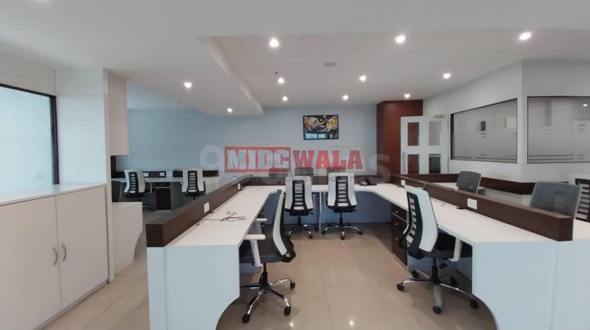 Modern, Fully Furnished Office Space Available for Rent in Belapur CBD