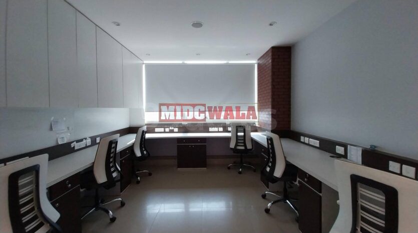 Modern, Fully Furnished Office Space Available for Rent in Belapur CBD