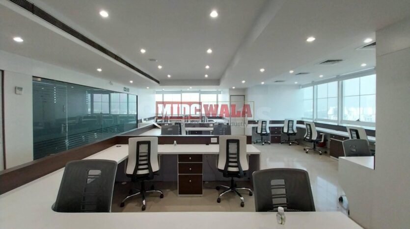 Modern, Fully Furnished Office Space Available for Rent in Belapur CBD