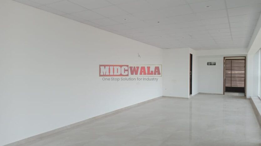 Modern commercial office space available for lease at Kamdhenu 23 West, Navi Mumbai.