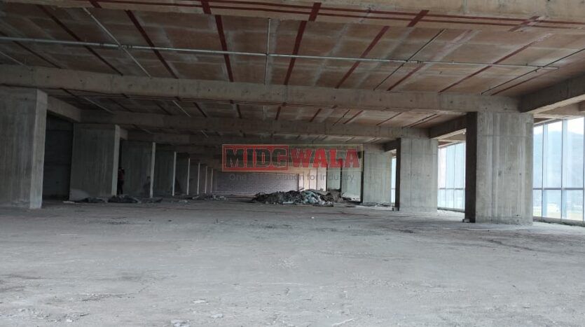 Bare shell office space for sale in Turbhe, Navi Mumbai.