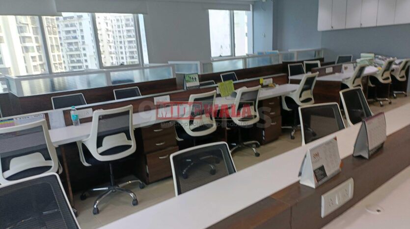 Modern, Fully Furnished Office Space Available for Rent in Belapur CBD