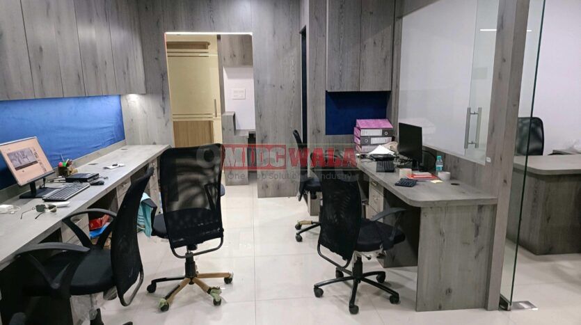 Modern office space ready for immediate occupancy in Belapur, Navi Mumbai.