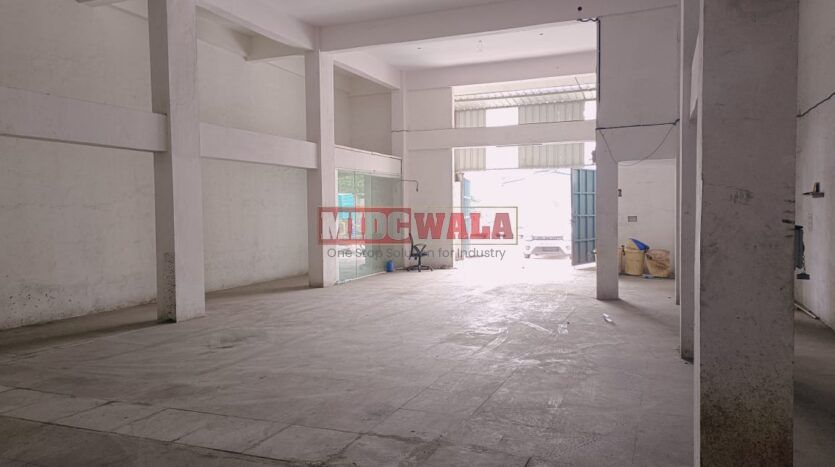 Industrial building constructed with RCC available for lease in Rabale MIDC, Navi Mumbai.