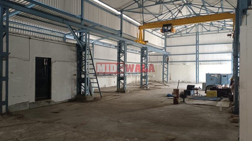 Industrial shed for lease in Rabale MIDC, Navi Mumbai.