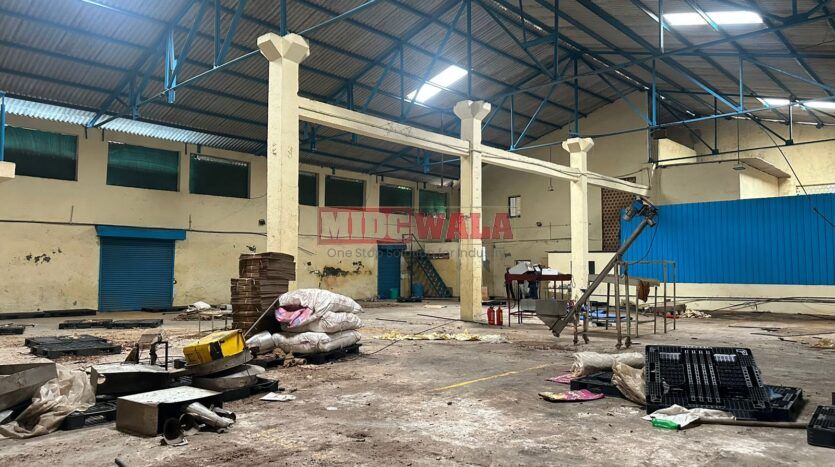 Industrial shed available for lease in Taloja MIDC, Navi Mumbai.