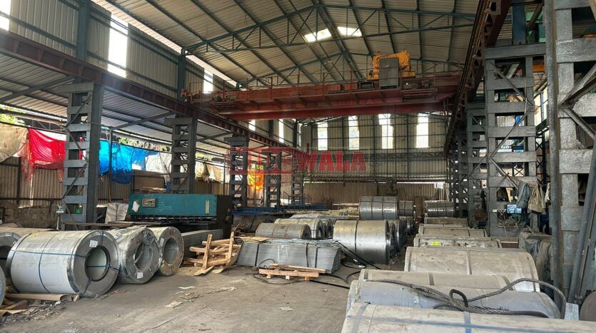 Industrial warehouse space available for rent in Taloja MIDC, Navi Mumbai.