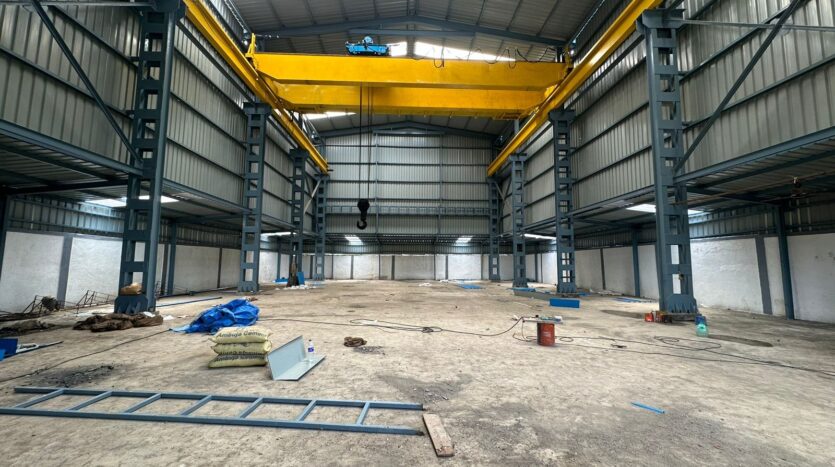 Industrial shed available for lease in Taloja MIDC, Navi Mumbai.