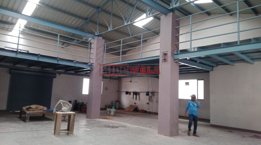 "Industrial shed for lease in Koparkhairne MIDC, Navi Mumbai."