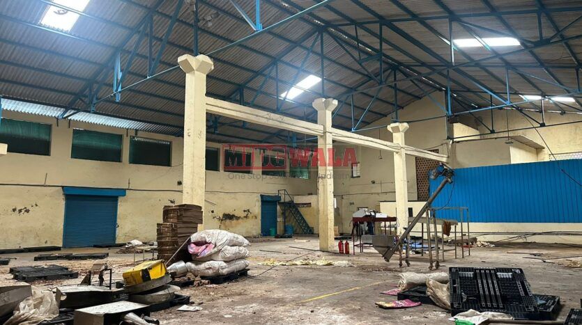 Industrial shed available for lease in Taloja MIDC, Navi Mumbai.