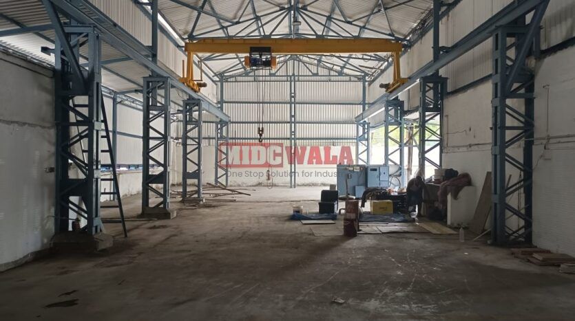 Industrial shed for lease in Rabale MIDC, Navi Mumbai.