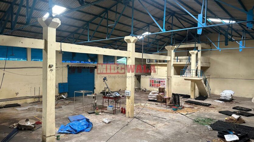 Industrial shed available for lease in Taloja MIDC, Navi Mumbai.