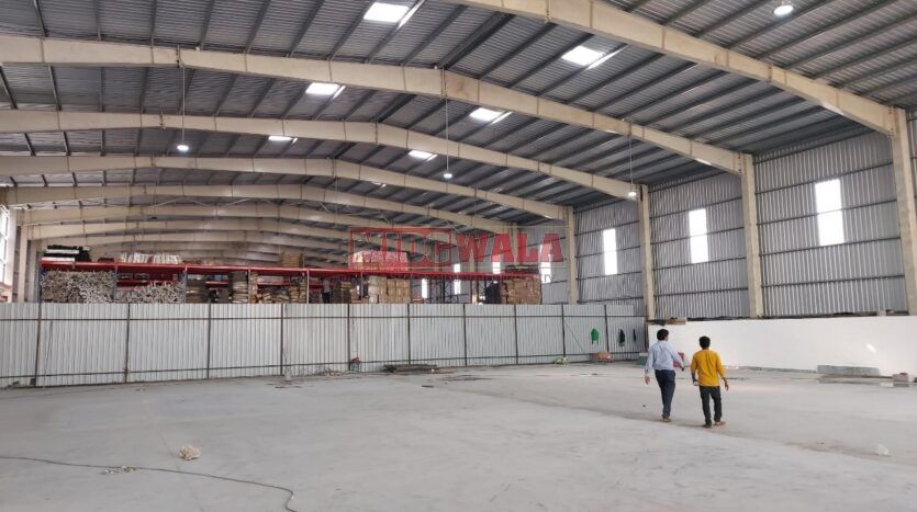 Durable RCC warehouse available for lease in Pawane MIDC, Navi Mumbai.