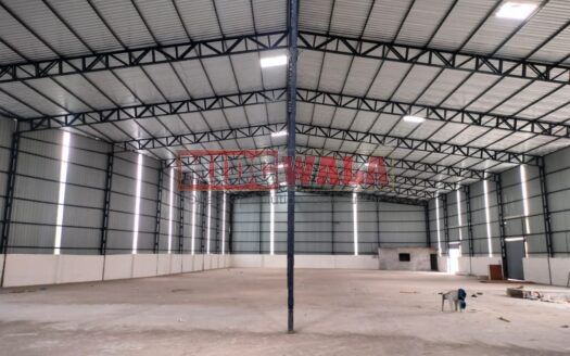 Spacious industrial warehouse available for lease in Shilphata.