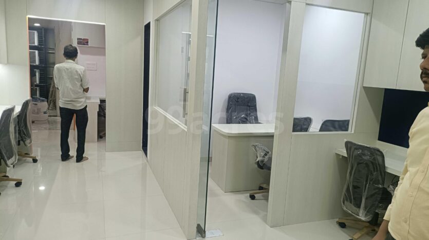 Fully furnished office space for rent in CBD Belapur, Navi Mumbai.