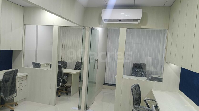 Fully furnished office space for rent in CBD Belapur, Navi Mumbai.