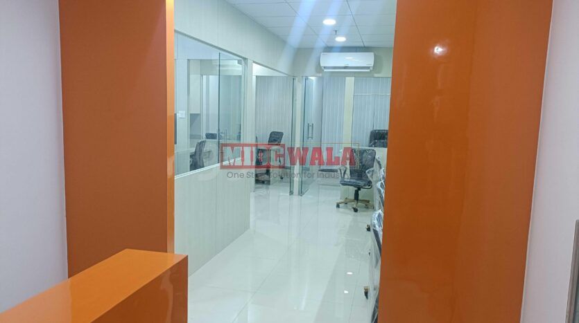 Fully furnished office space for rent in CBD Belapur, Navi Mumbai.