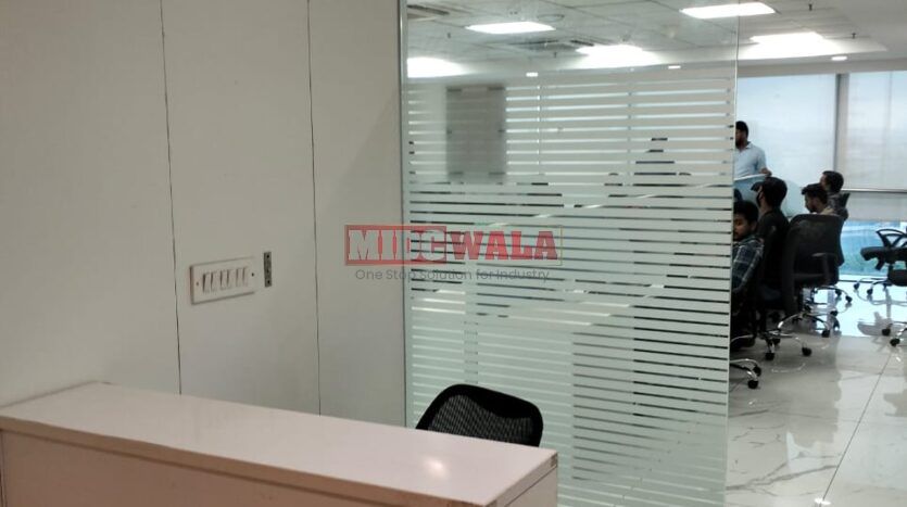 Furnished office space for rent in Mahape, Navi Mumbai. Modern workspace with private cabins, conference room, and ample natural light. Ready to move in.