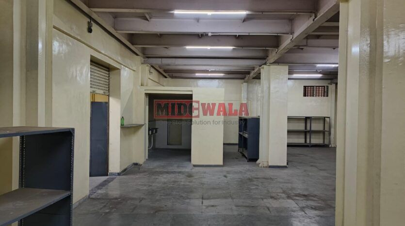 Industrial RCC building available for lease in Koparkhairane MIDC, Navi Mumbai.