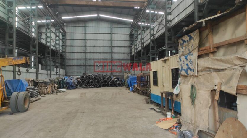 Industrial shed available for lease in Taloja MIDC, Navi Mumbai.