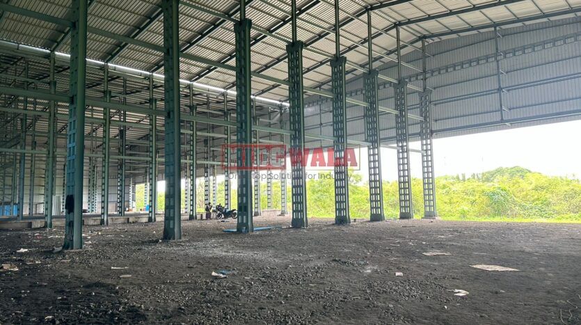 Industrial manufacturing shed available for lease in Taloja MIDC, Navi Mumbai.