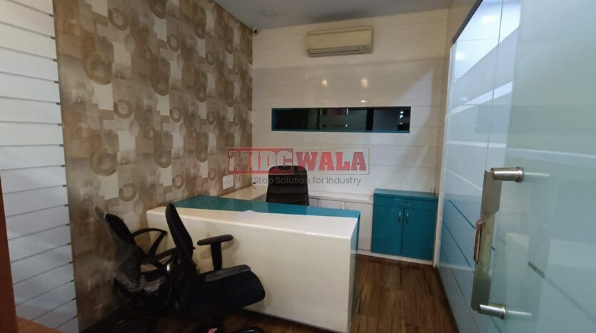 A modern, furnished office space for lease in Satra Plaza, Vashi, Navi Mumbai.