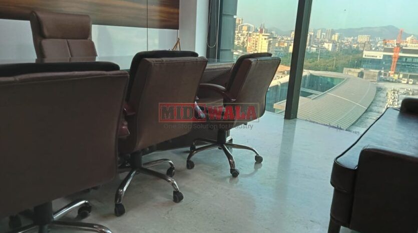 Furnished office space available for lease in Satra Plaza, Vashi, Navi Mumbai.