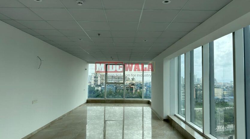 Commercial office space available for lease at Kamdhenu 23, West Navi Mumbai.