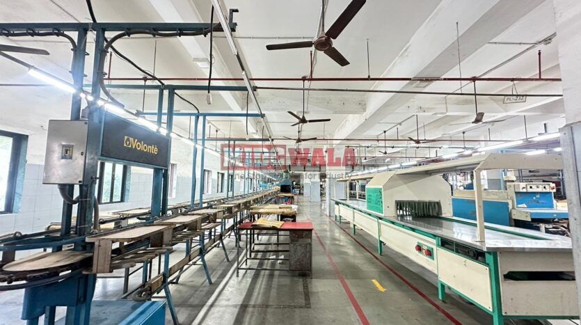 Modern factory building for rent in Mahape MIDC, Navi Mumbai.