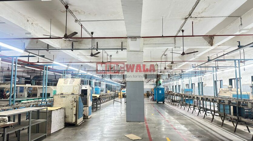 Modern factory building for rent in Mahape MIDC, Navi Mumbai.