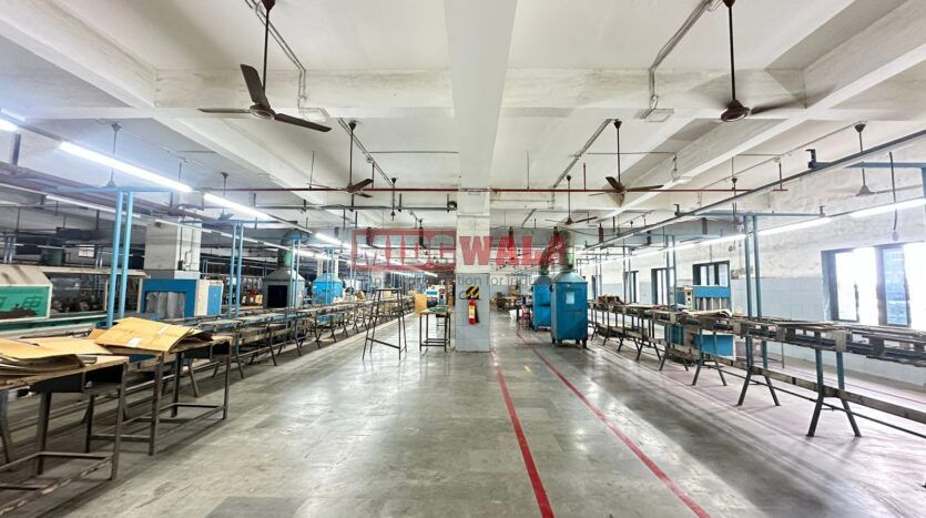 Modern factory building for rent in Mahape MIDC, Navi Mumbai.