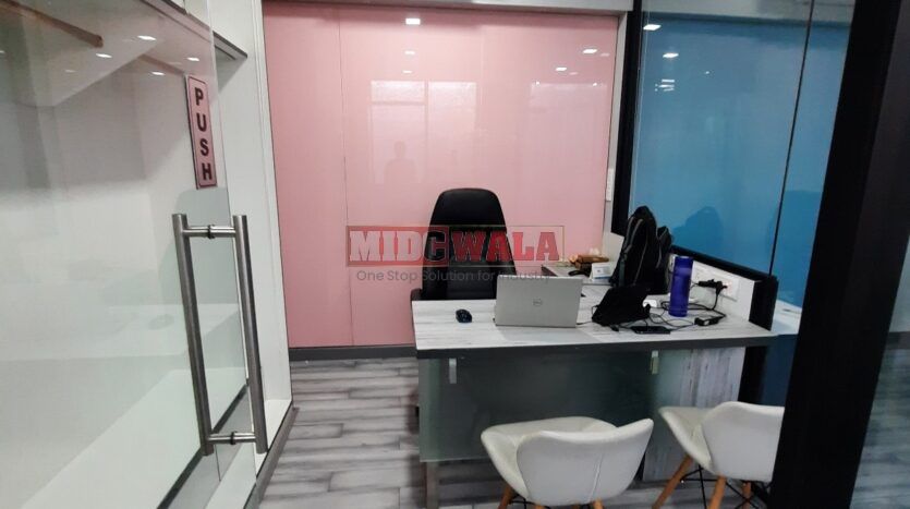 Modern office space for lease in Raheja Tesla, Juinagar Navi Mumbai.