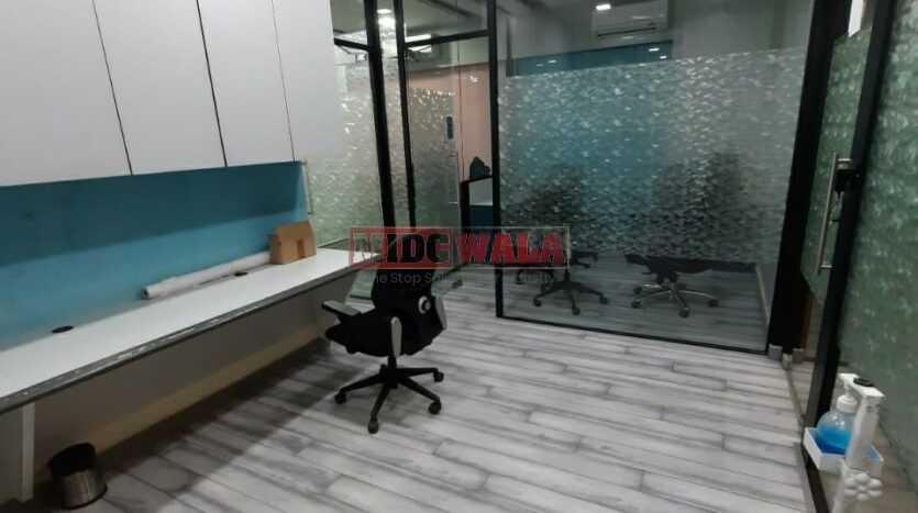 Modern office space for lease in Raheja Tesla, Juinagar Navi Mumbai.