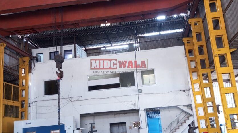 Industrial shed for rent in Rabale MIDC Navi Mumbai, India.