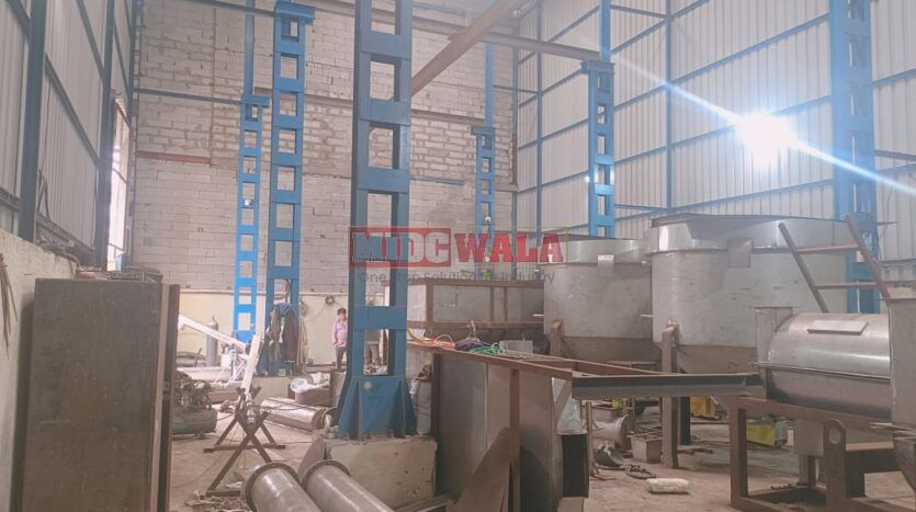 Industrial shed for lease in Rabale MIDC, Navi Mumbai.