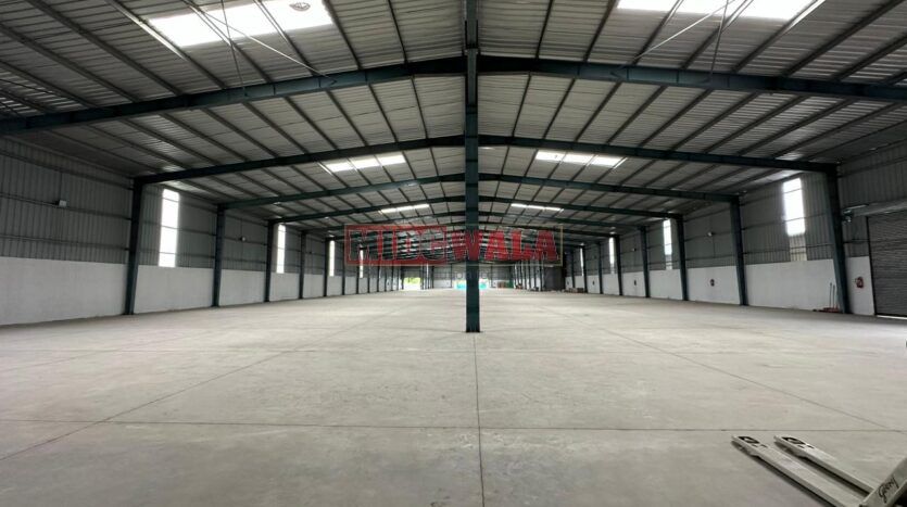 Modern industrial warehouse for lease in JNPT Road Uran Navi Mumbai.