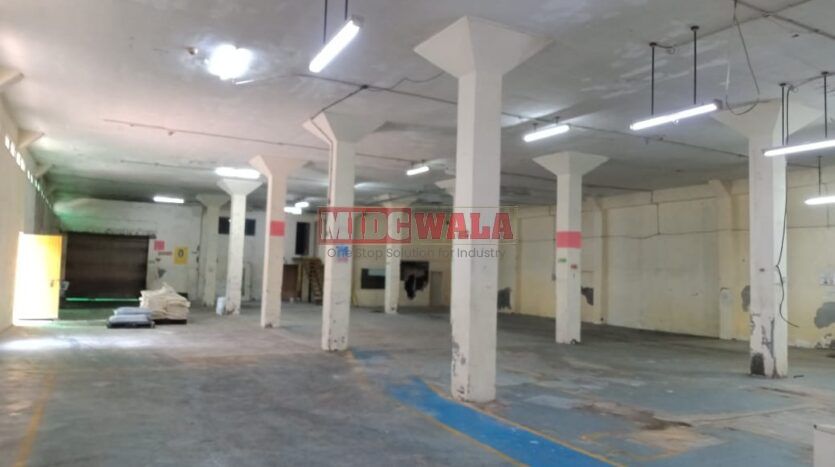 Industrial warehouse for lease in Pawane MIDC Navi Mumbai.